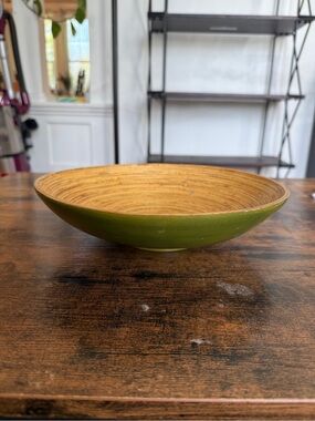 Green & Natural Bamboo Serving Bowl - Home Dining